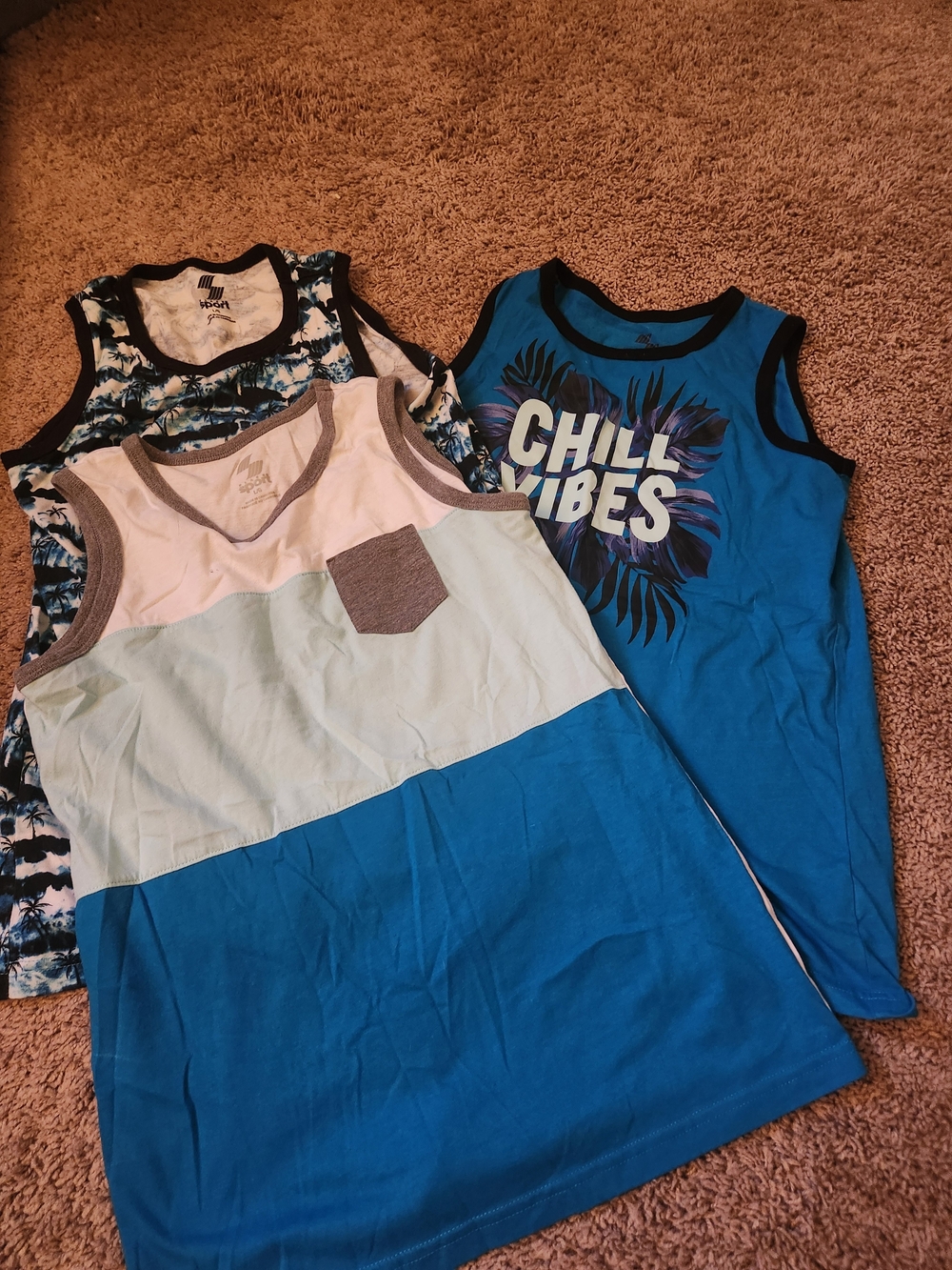 The Childrens Place Boys Large Tank Tops Lot Of 3